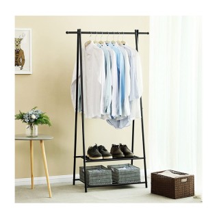 Μεταλλική Κρεμάστρα Ρούχων Δαπέδου 87.5 x 41 x 155 cm Χρώματος Μαύρ... Μεταλλική Κρεμάστρα Ρούχων Δαπέδου 87.5 x 41 x 155 cm Χρώματος Μαύρ...