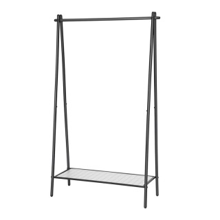 Μεταλλική Κρεμάστρα Ρούχων Δαπέδου με 1 Ράφι 92.5 x 33.5 x 153 cm S... Μεταλλική Κρεμάστρα Ρούχων Δαπέδου με 1 Ράφι 92.5 x 33.5 x 153 cm S...