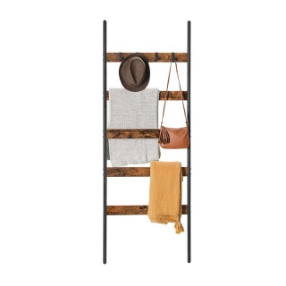 Μεταλλική Κρεμάστρα - Σκάλα Τοίχου 65 x 178 cm VASAGLE LLS011B01 Μεταλλική Κρεμάστρα - Σκάλα Τοίχου 65 x 178 cm VASAGLE LLS011B01