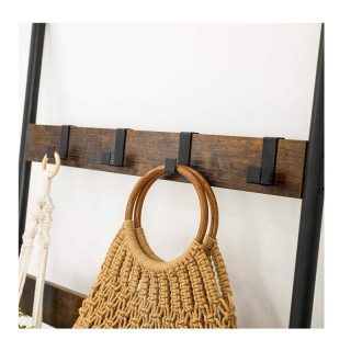 Μεταλλική Κρεμάστρα - Σκάλα Τοίχου 65 x 178 cm VASAGLE LLS011B01