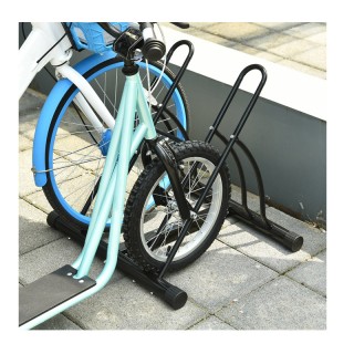 Μεταλλική Μπάρα Στάθμευσης 2 Ποδηλάτων 60 x 54 x 57 cm HOMCOM AA0-059