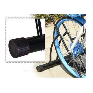 Μεταλλική Μπάρα Στάθμευσης 2 Ποδηλάτων 60 x 54 x 57 cm HOMCOM AA0-059