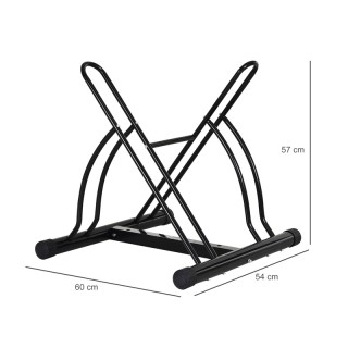 Μεταλλική Μπάρα Στάθμευσης 2 Ποδηλάτων 60 x 54 x 57 cm HOMCOM AA0-059