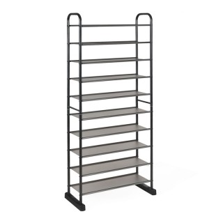 Μεταλλική Παπουτσοθήκη με 10 Ράφια 66 x 29 x 152 cm Costway HW63424 Μεταλλική Παπουτσοθήκη με 10 Ράφια 66 x 29 x 152 cm Costway HW63424