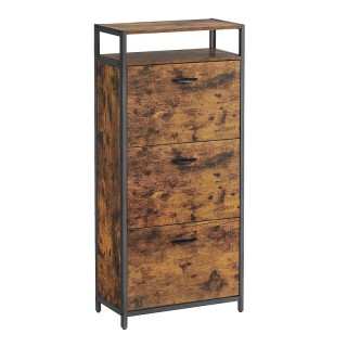 Μεταλλική Παπουτσοθήκη με 3 Διαμερίσματα και 2 Ράφια 60 x 30 x 130 ... Μεταλλική Παπουτσοθήκη με 3 Διαμερίσματα και 2 Ράφια 60 x 30 x 130 ...