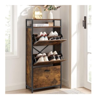 Μεταλλική Παπουτσοθήκη με 3 Διαμερίσματα και 2 Ράφια 60 x 30 x 130 ... Μεταλλική Παπουτσοθήκη με 3 Διαμερίσματα και 2 Ράφια 60 x 30 x 130 ...