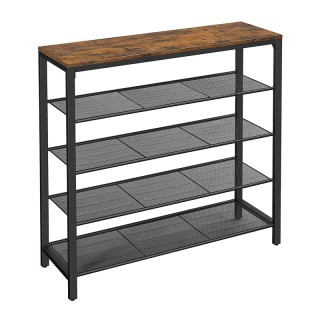 Μεταλλική Παπουτσοθήκη με 4 Ράφια και Πάγκο 100 x 30 x 92.5 cm VASA... Μεταλλική Παπουτσοθήκη με 4 Ράφια και Πάγκο 100 x 30 x 92.5 cm VASA...