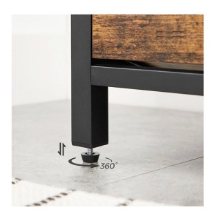 Μεταλλική Παπουτσοθήκη με Κάθισμα 80 x 30 x 51 cm VASAGLE LSB049B01