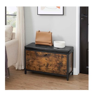 Μεταλλική Παπουτσοθήκη με Κάθισμα 80 x 30 x 51 cm VASAGLE LSB049B01 Μεταλλική Παπουτσοθήκη με Κάθισμα 80 x 30 x 51 cm VASAGLE LSB049B01