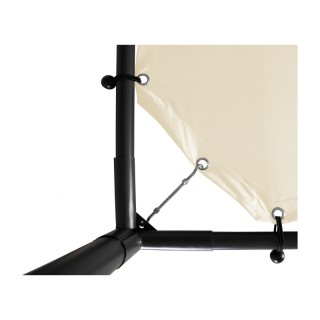 Μεταλλική Πέργκολα Κήπου με Υφασμάτινη Οροφή 3 x 3 x 2.2 m Χρώματος... Μεταλλική Πέργκολα Κήπου με Υφασμάτινη Οροφή 3 x 3 x 2.2 m Χρώματος...