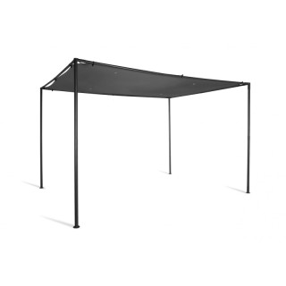 Μεταλλική Πέργκολα Κήπου με Υφασμάτινη Οροφή 3 x 3 x 2.2 m Χρώματος... Μεταλλική Πέργκολα Κήπου με Υφασμάτινη Οροφή 3 x 3 x 2.2 m Χρώματος...