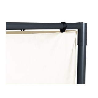 Μεταλλική Πέργκολα Κήπου με Υφασμάτινη Οροφή και Κουρτίνες 3 x 3 x ... Μεταλλική Πέργκολα Κήπου με Υφασμάτινη Οροφή και Κουρτίνες 3 x 3 x ...