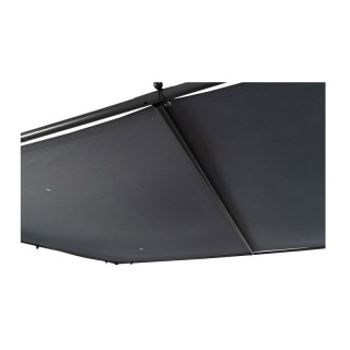 Μεταλλική Πέργκολα Κήπου με Υφασμάτινη Οροφή και Κουρτίνες 3 x 4 x ... Μεταλλική Πέργκολα Κήπου με Υφασμάτινη Οροφή και Κουρτίνες 3 x 4 x ...