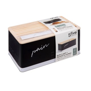 Μεταλλική Ψωμιέρα με Μαχαίρι 32.7 x 20.2 x 14.5 cm 5Five Simply Sma... Μεταλλική Ψωμιέρα με Μαχαίρι 32.7 x 20.2 x 14.5 cm 5Five Simply Sma...