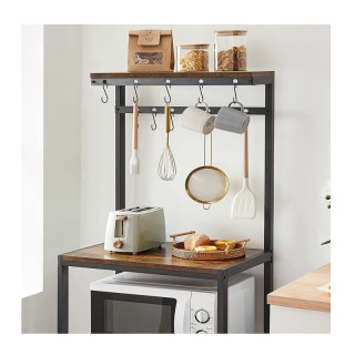 Μεταλλική Ραφιέρα Κουζίνας 60 x 40 x 151.5 cm VASAGLE KKS021B01 Μεταλλική Ραφιέρα Κουζίνας 60 x 40 x 151.5 cm VASAGLE KKS021B01