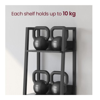 Μεταλλική Ραφιέρα με 5 Ξύλινα Ράφια 30 x 33.8 x 170 cm VASAGLE LLS1... Μεταλλική Ραφιέρα με 5 Ξύλινα Ράφια 30 x 33.8 x 170 cm VASAGLE LLS1...