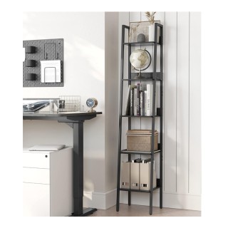 Μεταλλική Ραφιέρα με 5 Ξύλινα Ράφια 30 x 33.8 x 170 cm VASAGLE LLS1... Μεταλλική Ραφιέρα με 5 Ξύλινα Ράφια 30 x 33.8 x 170 cm VASAGLE LLS1...