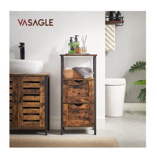 Μεταλλική Ραφιέρα Μπάνιου με 2 Ράφια και 2 Συρτάρια 37 x 30 x 80 cm... Μεταλλική Ραφιέρα Μπάνιου με 2 Ράφια και 2 Συρτάρια 37 x 30 x 80 cm...