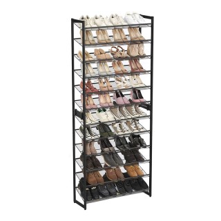 Μεταλλική Ρυθμιζόμενη Παπουτσοθήκη με 12 Ράφια 92.5 x 30.7 x 223 cm... Μεταλλική Ρυθμιζόμενη Παπουτσοθήκη με 12 Ράφια 92.5 x 30.7 x 223 cm...
