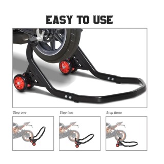 Μεταλλική Ρυθμιζόμενη Βάση Ανύψωσης Οπίσθιου Τροχού Μηχανής DURHAND...