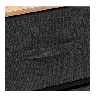 Μεταλλική Συρταριέρα με 5 Υφασμάτινα Συρτάρια 100 x 30 x 55 cm 5Fiv... Μεταλλική Συρταριέρα με 5 Υφασμάτινα Συρτάρια 100 x 30 x 55 cm 5Fiv...