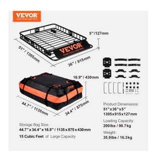 Μεταλλική Σχάρα Οροφής Αυτοκινήτου με Τσάντα Universal 1305 x 915 x... Μεταλλική Σχάρα Οροφής Αυτοκινήτου με Τσάντα Universal 1305 x 915 x...