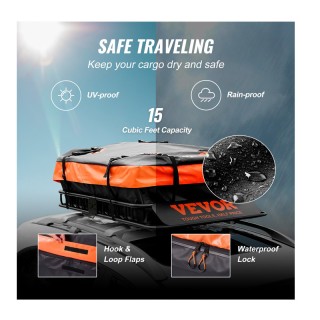 Μεταλλική Σχάρα Οροφής Αυτοκινήτου με Τσάντα Universal 1305 x 915 x...