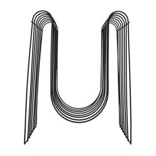 Μεταλλική Θήκη Περιοδικών 32 x 33 x 26 cm Χρώματος Μαύρο Home Deco ...