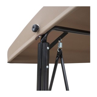 Μεταλλική Τριθέσια Κούνια Εξωτερικού Χώρου με Σκίαστρο 196 x 128 x ... Μεταλλική Τριθέσια Κούνια Εξωτερικού Χώρου με Σκίαστρο 196 x 128 x ...