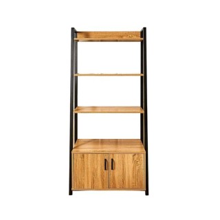 Μεταλλική Βιβλιοθήκη με 3 Ράφια και 1 Ντουλάπι 75 x 40 x 160 cm Hom... Μεταλλική Βιβλιοθήκη με 3 Ράφια και 1 Ντουλάπι 75 x 40 x 160 cm Hom...