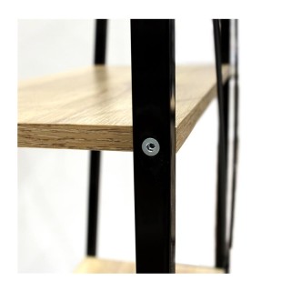 Μεταλλική Βιβλιοθήκη με 4 Ράφια 60 x 32.5 x 148 cm Home Deco Factor...