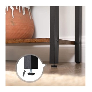 Μεταλλική Βιβλιοθήκη με 5 Ξύλινα Ράφια 62 x 24 x 165 cm VASAGLE LLS...