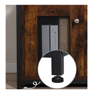 Μεταλλική Βιβλιοθήκη με 8 Ράφια και 2 Ντουλάπια 70 x 30 x 180 cm HO...