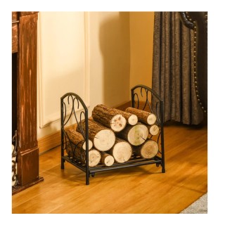 Μεταλλική Ξυλιέρα Τζακιού 39.5 x 31.5 x 39.5 cm Outsunny 842-210 Μεταλλική Ξυλιέρα Τζακιού 39.5 x 31.5 x 39.5 cm Outsunny 842-210