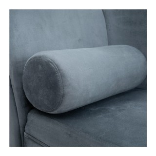 Μεταλλικό Ανάκλιντρο με Στρογγυλό Μαξιλάρι 160 x 56 x 75 cm Χρώματο... Μεταλλικό Ανάκλιντρο με Στρογγυλό Μαξιλάρι 160 x 56 x 75 cm Χρώματο...