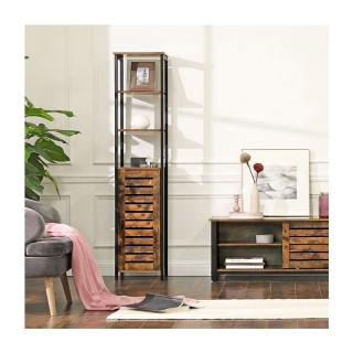 Μεταλλικό Έπιπλο με 1 Ντουλάπι και 3 Ράφια 37 x 30 x 167 cm VASAGLE... Μεταλλικό Έπιπλο με 1 Ντουλάπι και 3 Ράφια 37 x 30 x 167 cm VASAGLE...