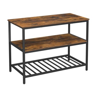 Μεταλλικό Έπιπλο με 3 Ράφια 120 x 60 x 90 cm VASAGLE KKI01BX Μεταλλικό Έπιπλο με 3 Ράφια 120 x 60 x 90 cm VASAGLE KKI01BX