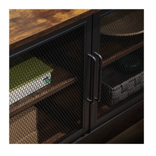 Μεταλλικό Έπιπλο Τηλεόρασης 100 x 35 x 55.5 cm VASAGLE LSC051B01