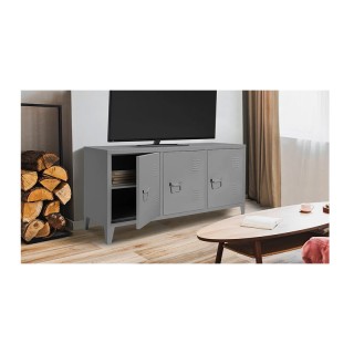 Μεταλλικό Έπιπλο Τηλεόρασης 113 x 40 x 58 cm Χρώματος Γκρι Idomya 3... Μεταλλικό Έπιπλο Τηλεόρασης 113 x 40 x 58 cm Χρώματος Γκρι Idomya 3...