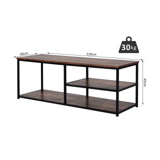 Μεταλλικό Έπιπλο Τηλεόρασης 120 x 40 x 45 cm HOMCOM 833-719 Μεταλλικό Έπιπλο Τηλεόρασης 120 x 40 x 45 cm HOMCOM 833-719