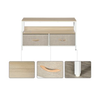 Μεταλλικό Έπιπλο Τηλεόρασης 98 x 29 x 56 cm Χρώματος Γκρι HOMCOM 83... Μεταλλικό Έπιπλο Τηλεόρασης 98 x 29 x 56 cm Χρώματος Γκρι HOMCOM 83...