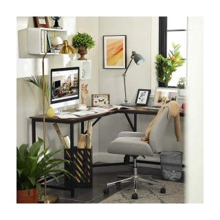 Μεταλλικό Γωνιακό Γραφείο 149 x 149 x 75 cm VASAGLE LWD73X Μεταλλικό Γωνιακό Γραφείο 149 x 149 x 75 cm VASAGLE LWD73X