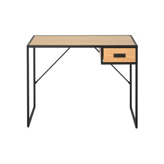 Μεταλλικό Γραφείο με 1 Συρτάρι 110 x 45 x 76 cm HOMCOM 836-195 Μεταλλικό Γραφείο με 1 Συρτάρι 110 x 45 x 76 cm HOMCOM 836-195