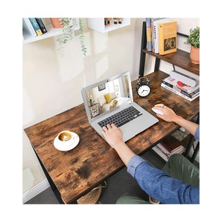 Μεταλλικό Γραφείο με 4 Ράφια 120 x 60 x 120 cm VASAGLE LWD48X