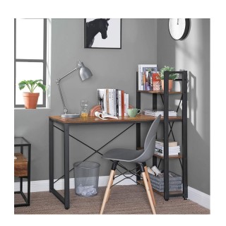 Μεταλλικό Γραφείο με 4 Ράφια 120 x 60 x 120 cm VASAGLE LWD48X Μεταλλικό Γραφείο με 4 Ράφια 120 x 60 x 120 cm VASAGLE LWD48X