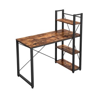 Μεταλλικό Γραφείο με 4 Ράφια 120 x 60 x 120 cm VASAGLE LWD48X Μεταλλικό Γραφείο με 4 Ράφια 120 x 60 x 120 cm VASAGLE LWD48X