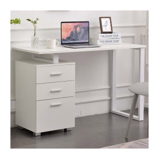 Μεταλλικό Γραφείο με 2 Συρτάρια και 1 Ντουλάπι 120 x 50 x 75 cm Χρώ... Μεταλλικό Γραφείο με 2 Συρτάρια και 1 Ντουλάπι 120 x 50 x 75 cm Χρώ...