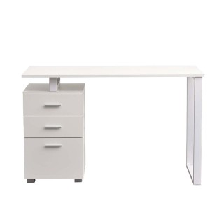 Μεταλλικό Γραφείο με 2 Συρτάρια και 1 Ντουλάπι 120 x 50 x 75 cm Χρώ... Μεταλλικό Γραφείο με 2 Συρτάρια και 1 Ντουλάπι 120 x 50 x 75 cm Χρώ...