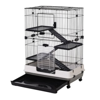 Μεταλλικό Κλουβί για Κατοικίδια με 3 Ορόφους 81.2 x 52.7 x 110 cm ... Μεταλλικό Κλουβί για Κατοικίδια με 3 Ορόφους 81.2 x 52.7 x 110 cm ...