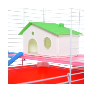 Μεταλλικό Κλουβί για Χάμστερ 47 x 30 x 27 cm PawHut D51-161 Μεταλλικό Κλουβί για Χάμστερ 47 x 30 x 27 cm PawHut D51-161